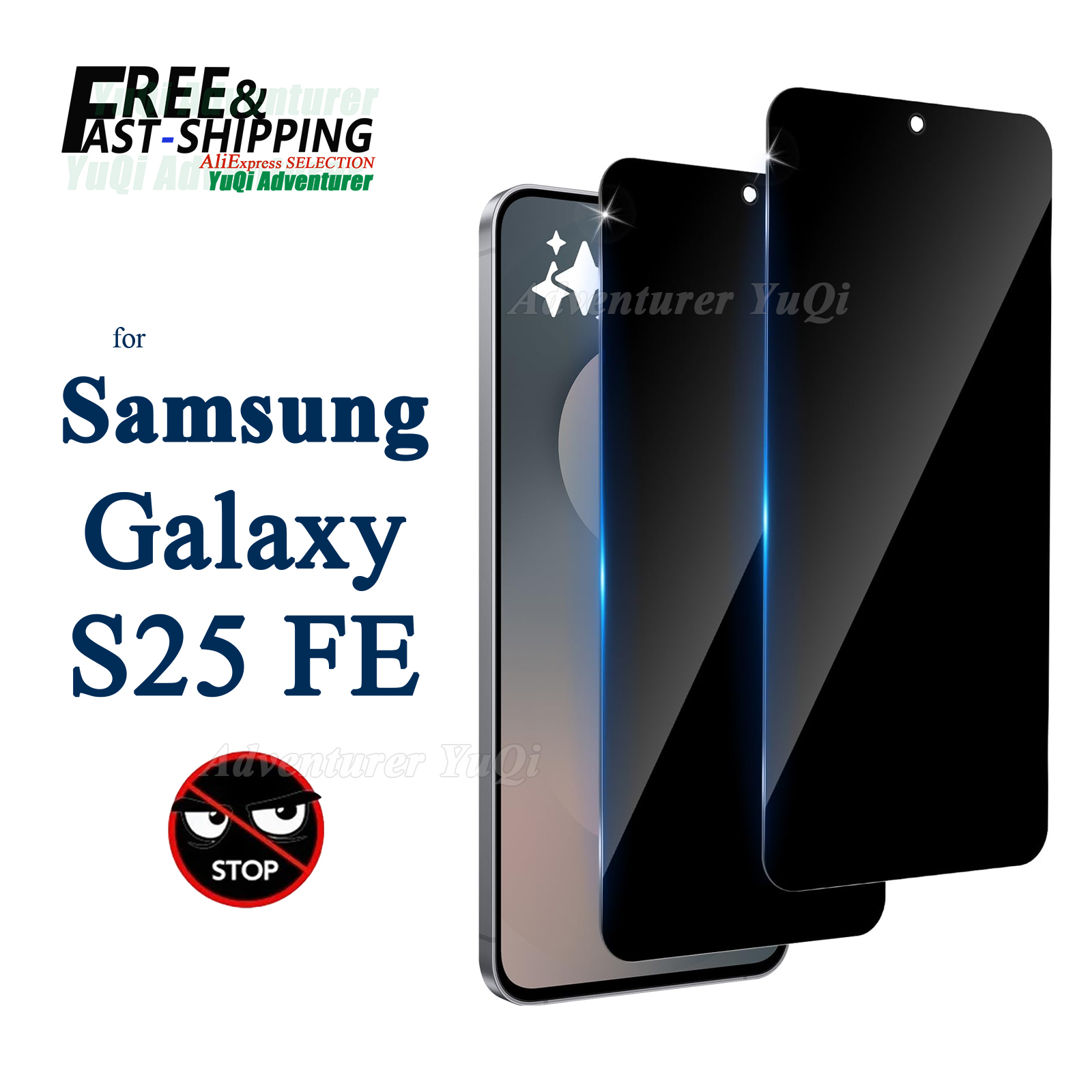 Privacy Screen Filter - 삼성 갤럭시 S25 FE 팬 에디션용
