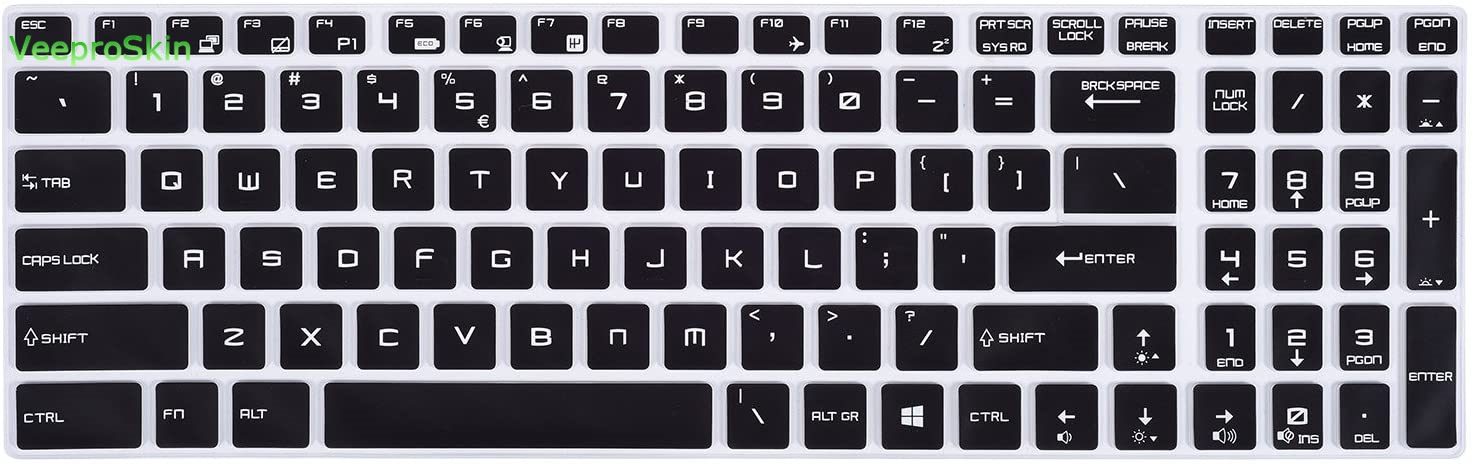 Keyboard Cover Silicone - 17.3 15.6 MSI GL62M GT62VR GF62VR