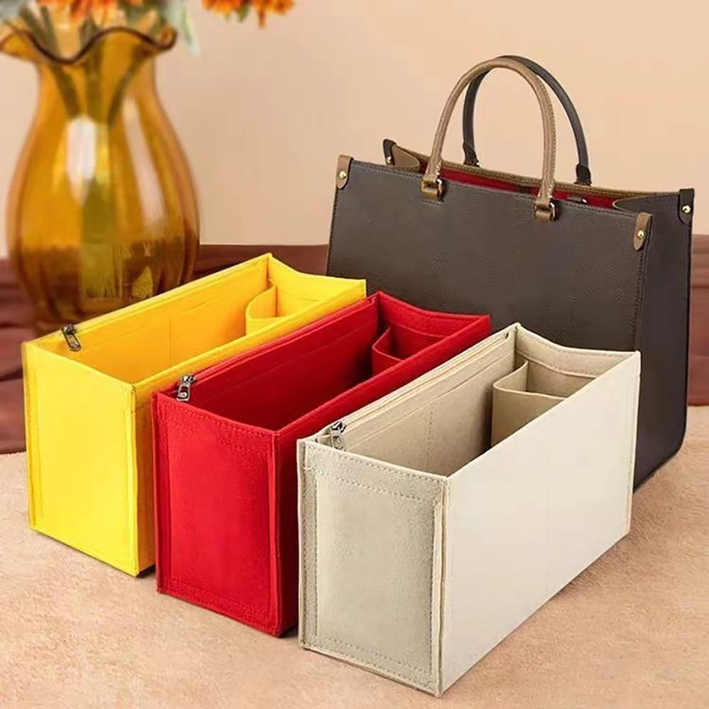 Laptop Accessories Must Have - LV Onthego용 펠트 인서트 라이너 지갑