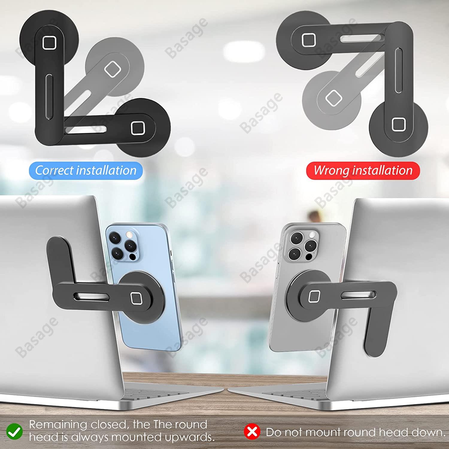 자기 노트북 전화 홀더 컴퓨터 모니터 측면 휴대 전화  - Laptop Accessories Must Have 리뷰 및 가격