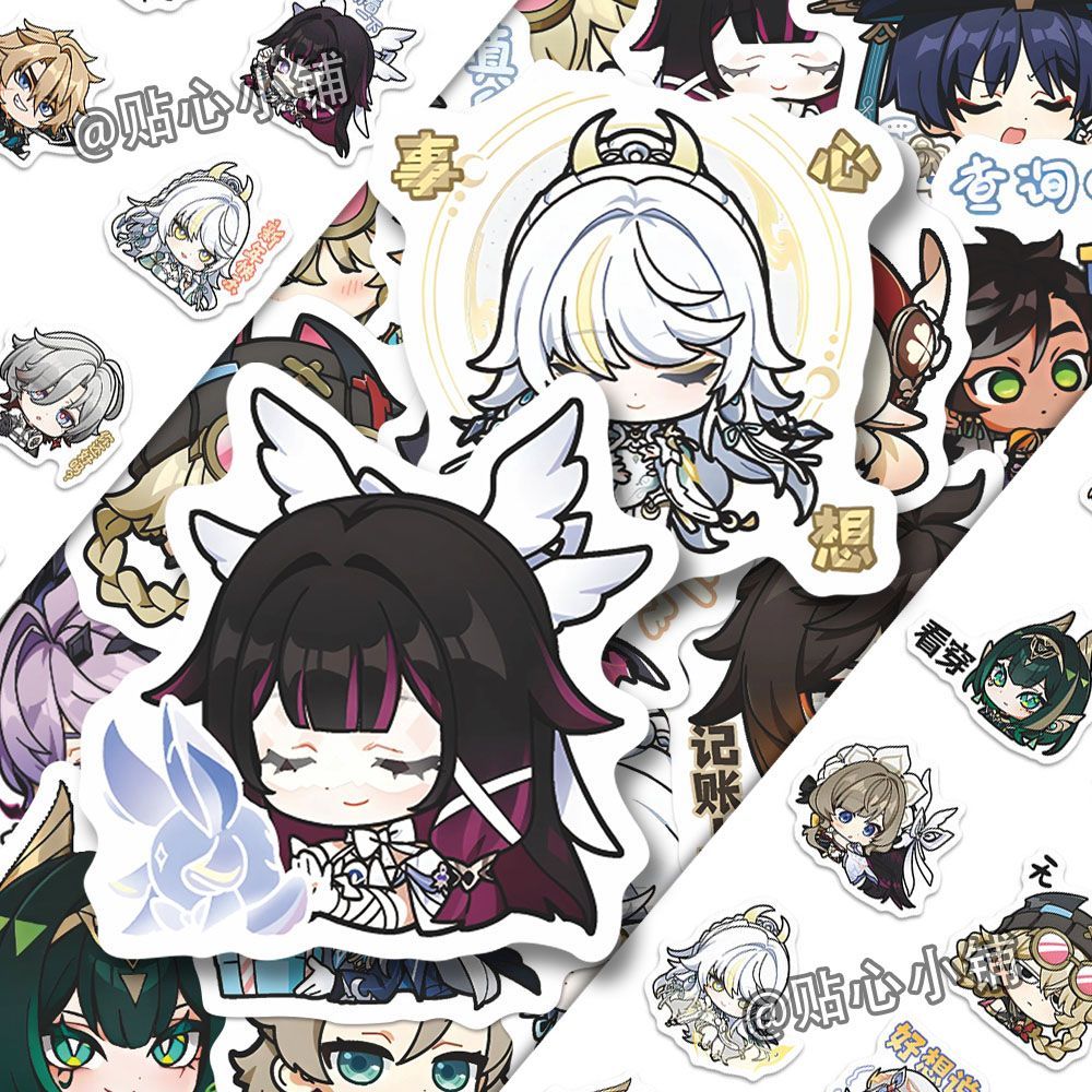 64PCS Genshin Impact Moon Maid - Accessories Laptop 리뷰 및 가격