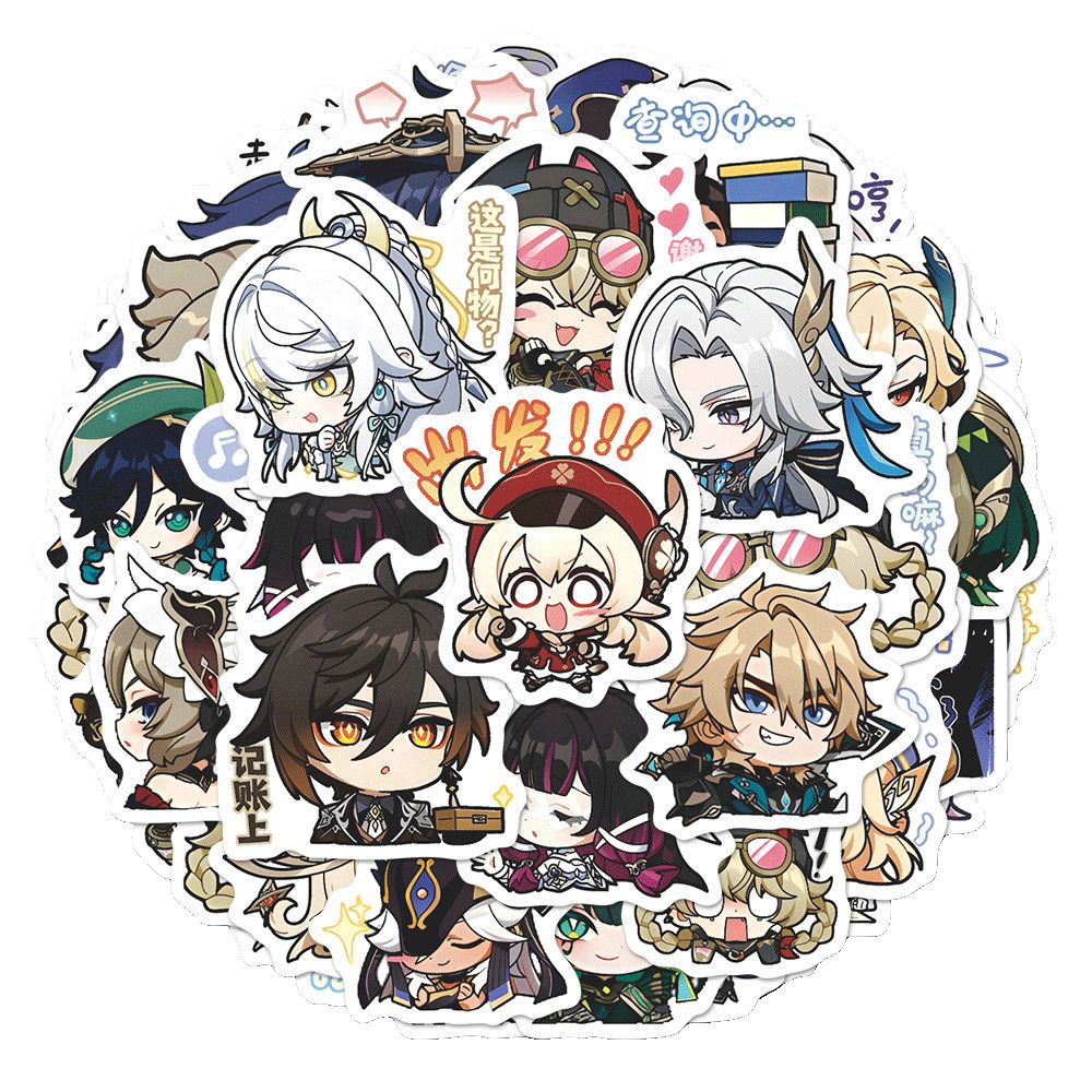 64PCS Genshin Impact Moon Maid - Accessories Laptop 리뷰 및 가격