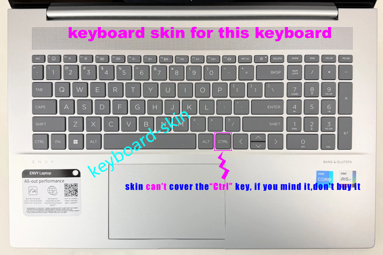 HP ENVY 17-CR*** 17t-CR*** 17t - Keyboard Cover Silicone 리뷰 및 가격