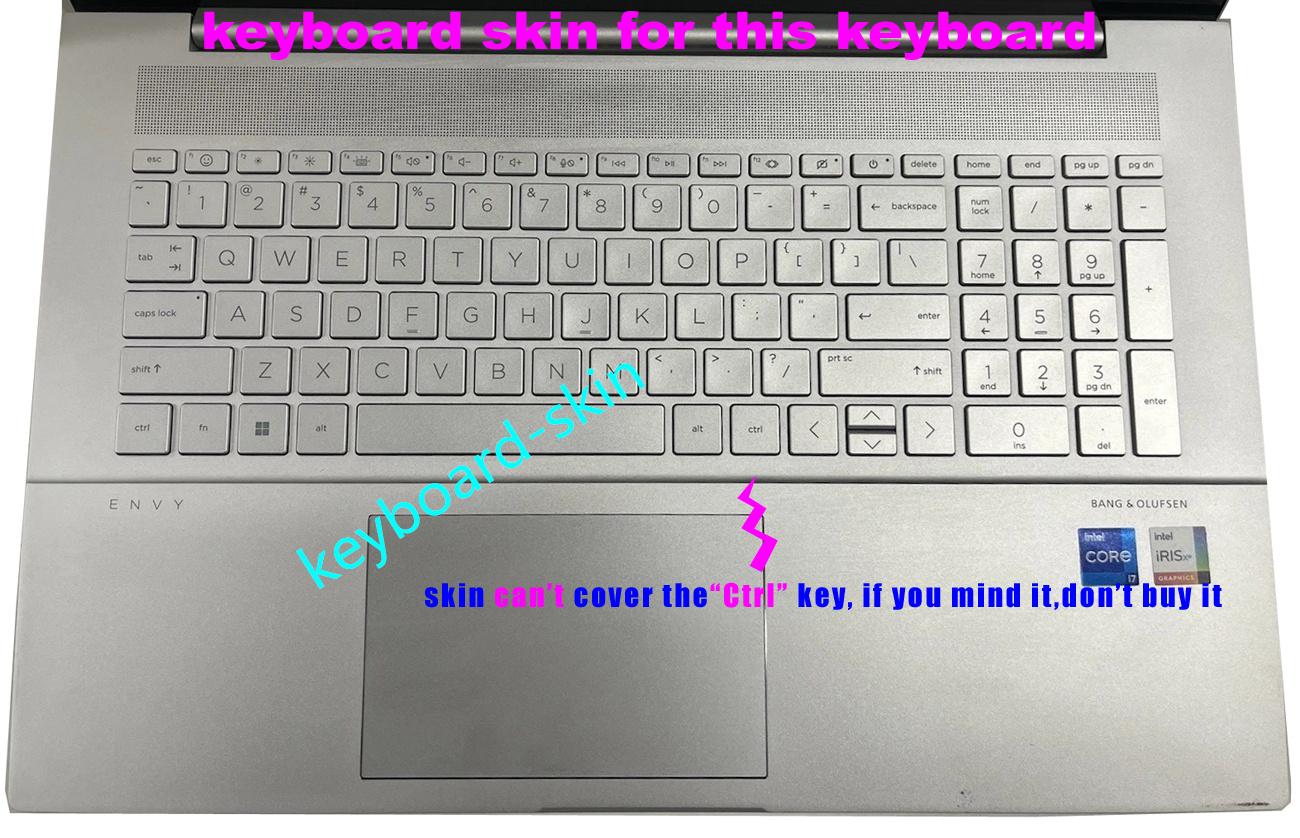 HP ENVY 17-CR*** 17t-CR*** 17t - Keyboard Cover Silicone 리뷰 및 가격