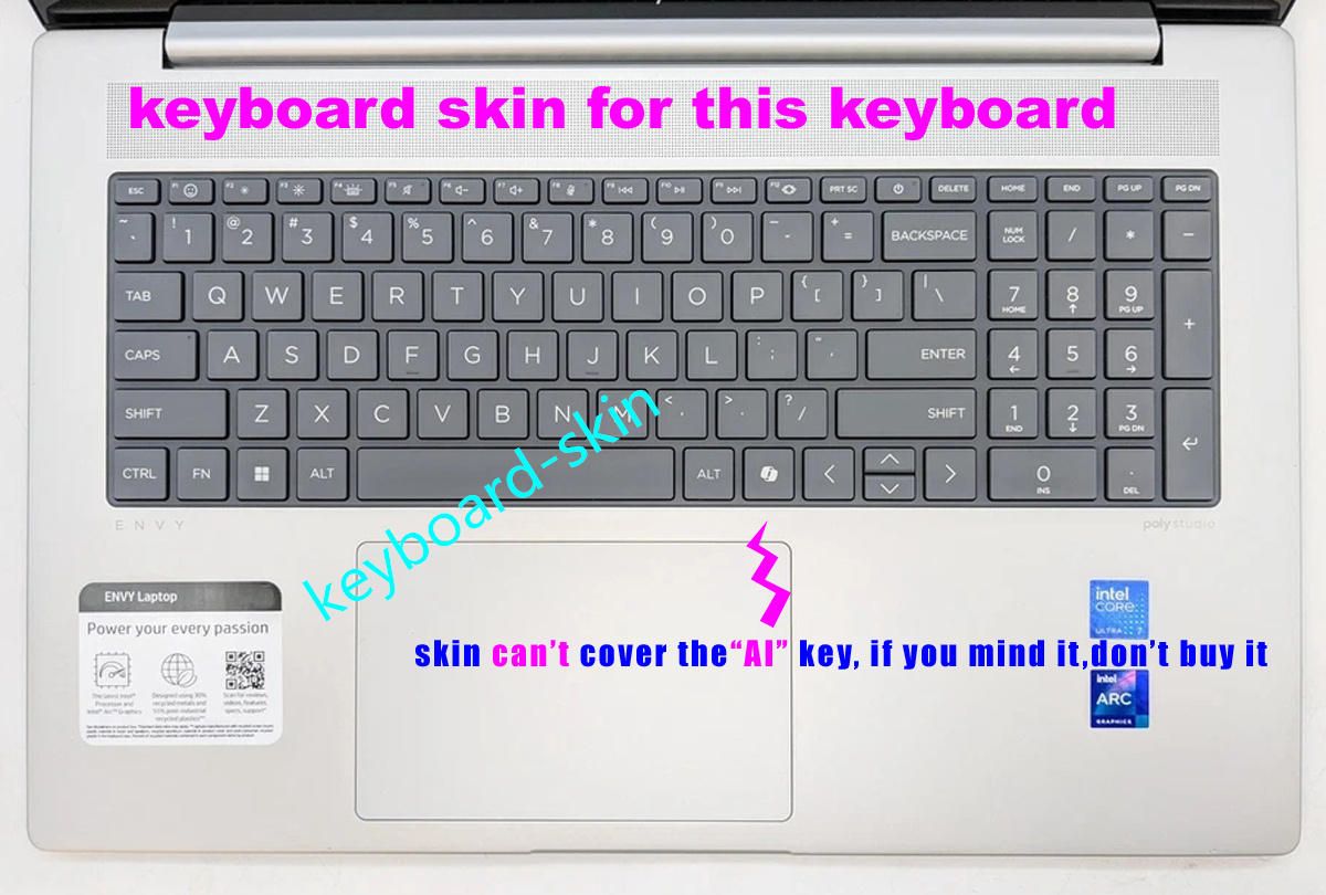 HP ENVY 17-CR*** 17t-CR*** 17t - Keyboard Cover Silicone 리뷰 및 가격